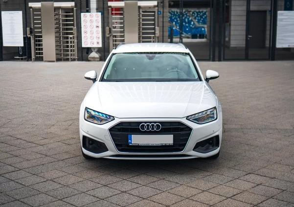 Audi A4 cena 93500 przebieg: 163777, rok produkcji 2020 z Płock małe 436